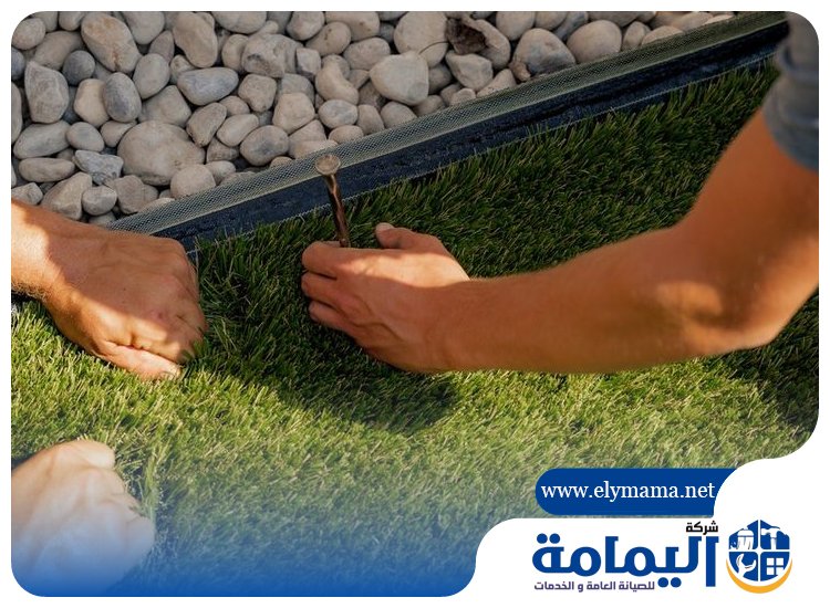 تركيب عشب في ابوظبي