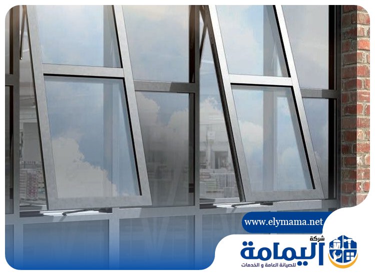 تركيب زجاج في راس الخيمة